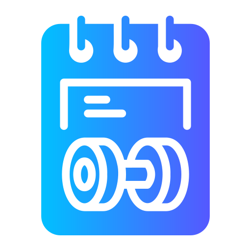 Train monthly with your personal fitness coach icon