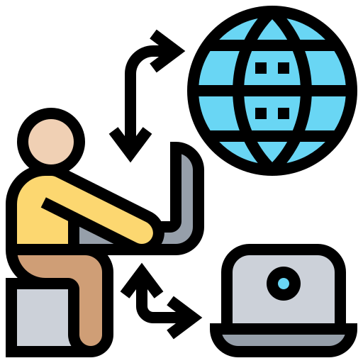 Global access and discovery icon